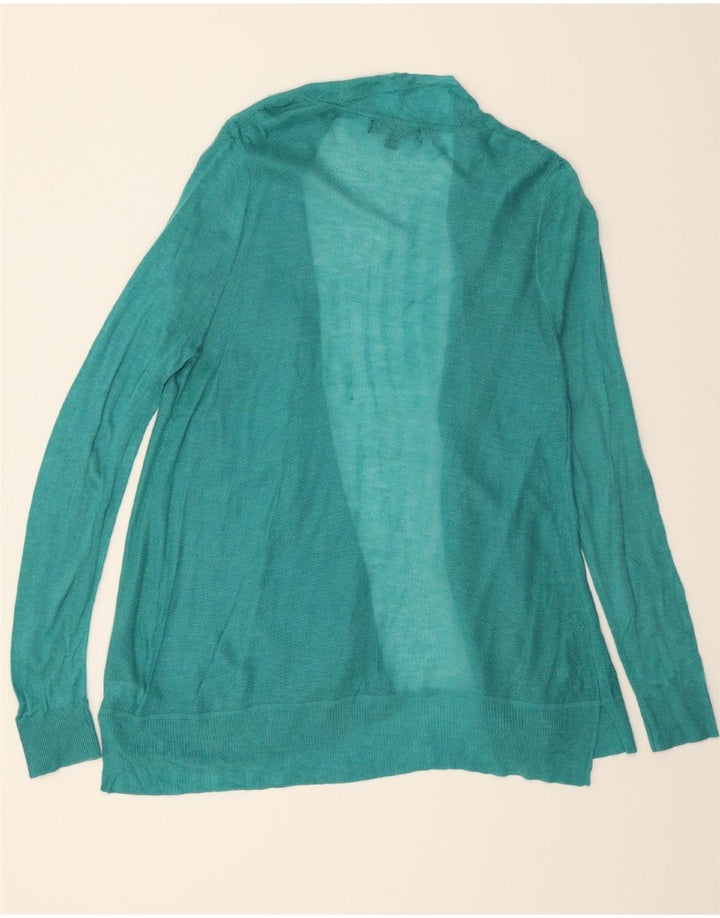 MOSSIMO Womens Longline Open Cardigan Sweater UK 16 Large Turquoise Vintage Mossimo and Second-Hand Mossimo from Messina Hembry 