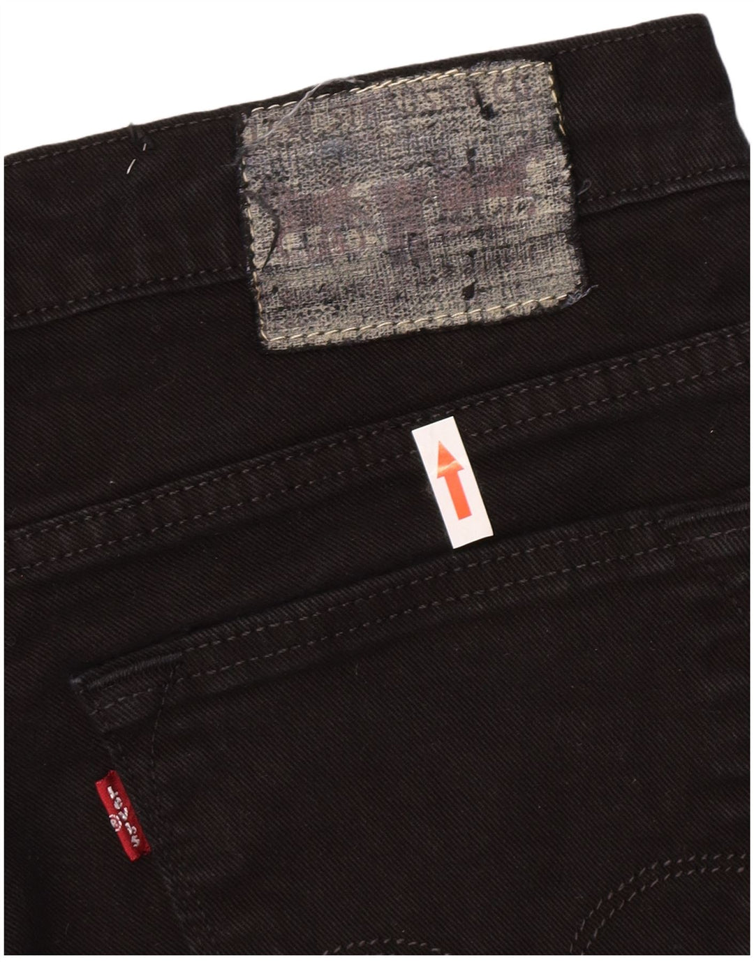 Męskie jeansy Levi's 519 Slim W33 L30 Czarna bawełna