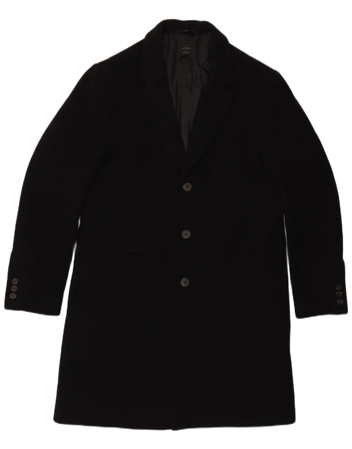 Płaszcz męski Superdry UK 40, duży, czarny, wełniany
