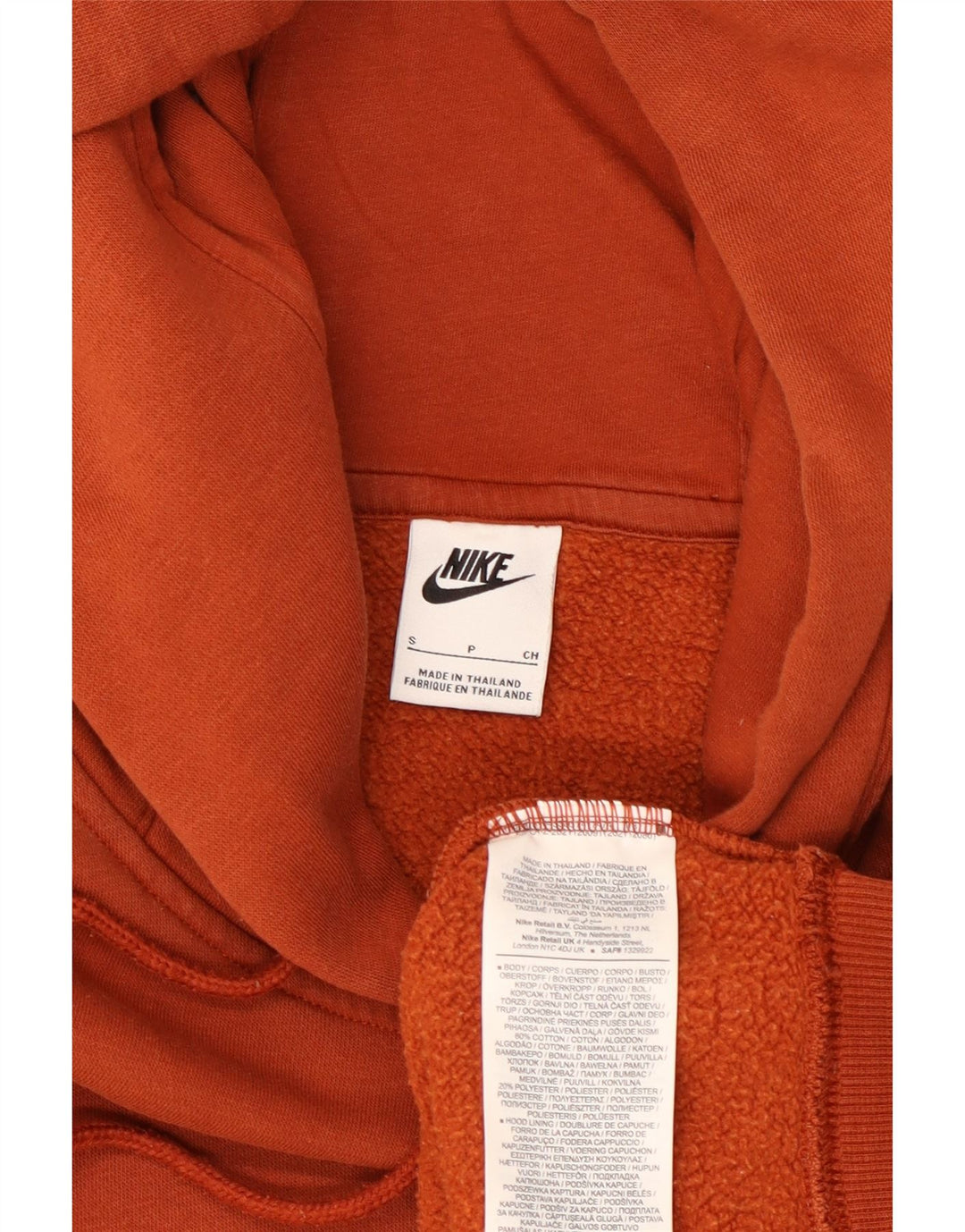 Nike Męskie Małe Pomarańczowe Bawełniane