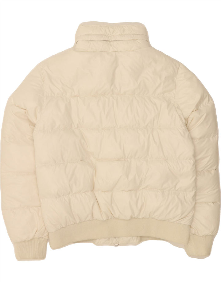 MOSCHINO Girls Padded Jacket 13-14 Years White Vintage Moschino and Second-Hand Moschino from Messina Hembry 