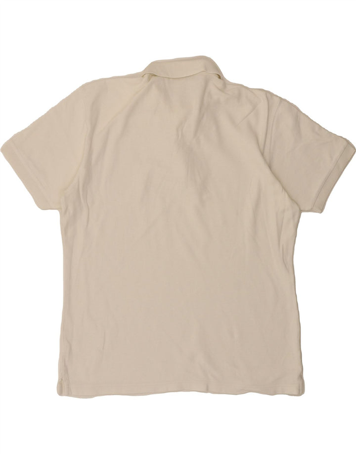 FILA Mens Polo Shirt IT 50 Medium White Cotton Vintage Fila and Second-Hand Fila from Messina Hembry 