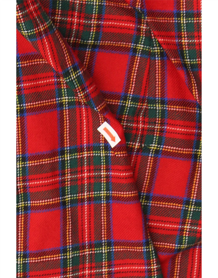 VINTAGE Womens Wrap Skirt W26 Small Red Check Vintage Vintage and Second-Hand Vintage from Messina Hembry 