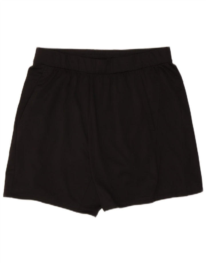 Męskie spodenki sportowe Adidas, duże, czarne, poliestrowe