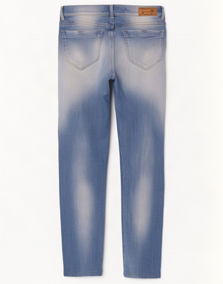 Damskie jeansy Diesel w trudnej sytuacji, Super Slim W29 L28, niebieska bawełna