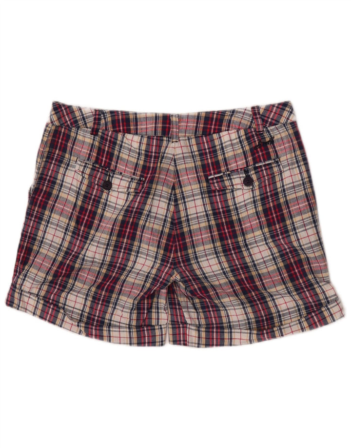 Damskie spodenki Chino Carrera, duże, W31, wielobarwna, bawełniana krata