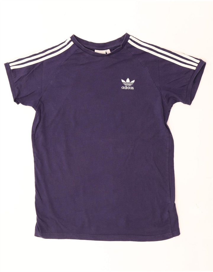 Adidas Męski T-Shirt Top Duży Granatowy Bawełniany