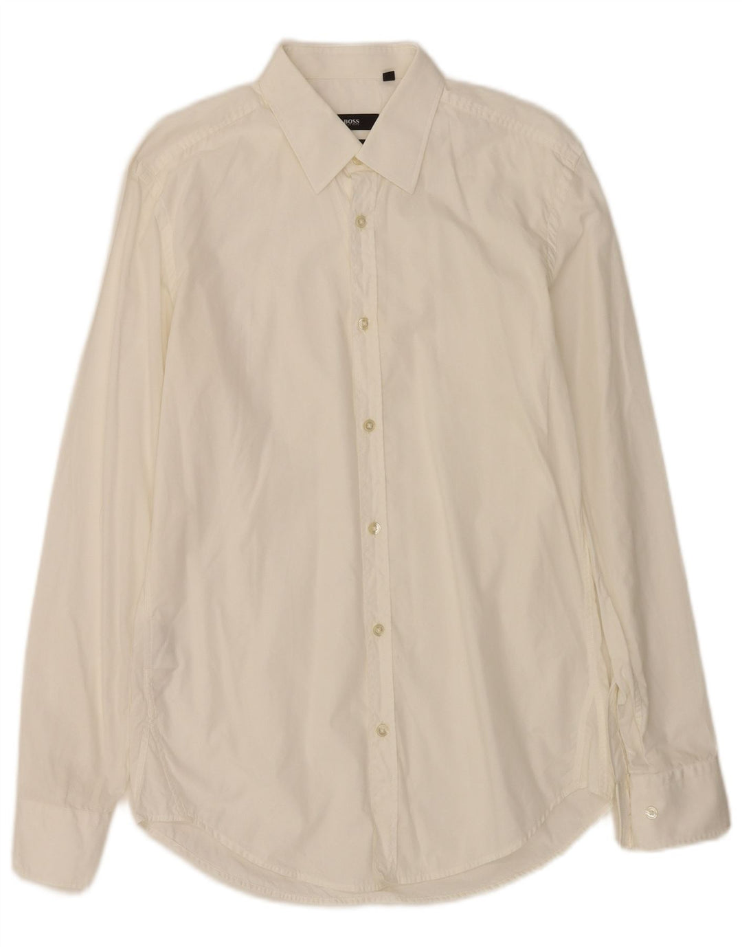 Koszula męska Hugo Boss Slim Fit, rozmiar 38 15, średnia biała bawełna