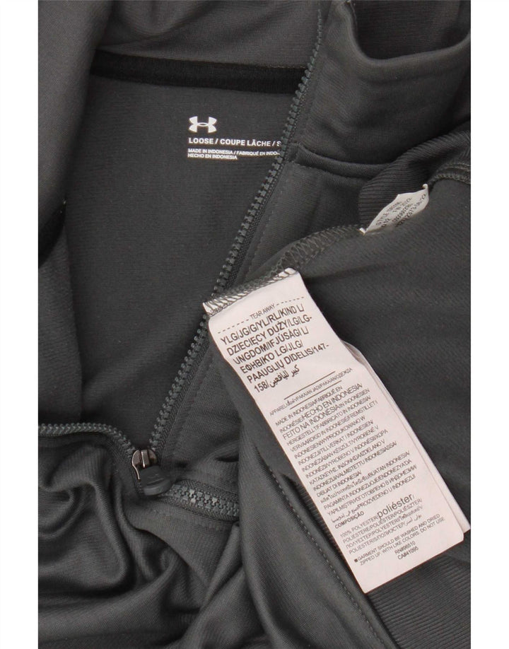 Chłopięca kurtka dresowa Under Armour, duża, szara, 11-12 lat, z poliestru