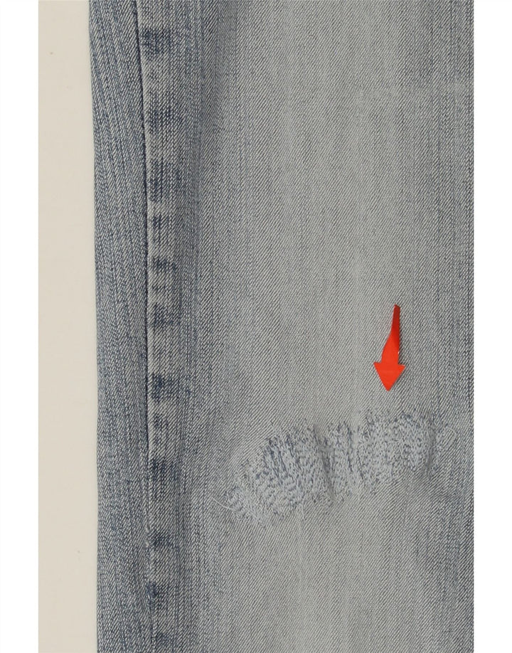Damskie jeansy LEE Cameron Straight W30 L33 Niebieskie bawełniane