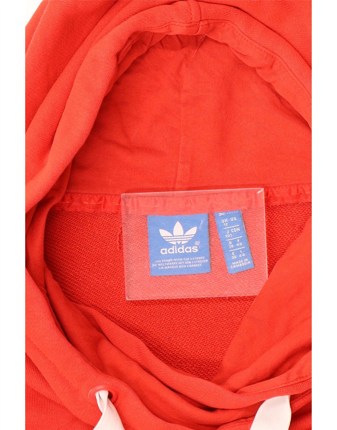 Damska bluza z kapturem Adidas Graphic UK 12 Medium Red