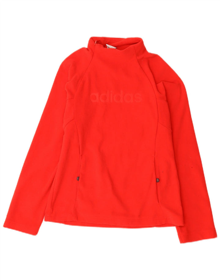 Damska bluza dresowa Adidas Graphic Pullover Top Jacket UK 8 Small Red