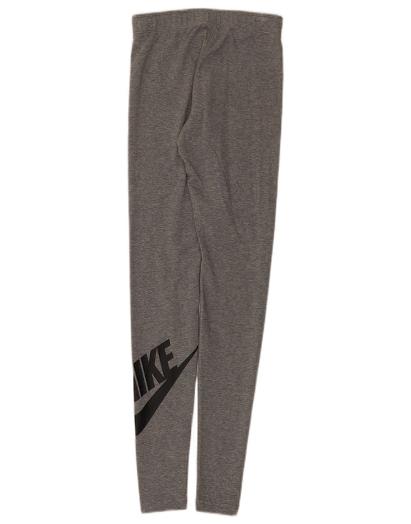 Damskie legginsy Nike Graphic UK 4 XS, szare