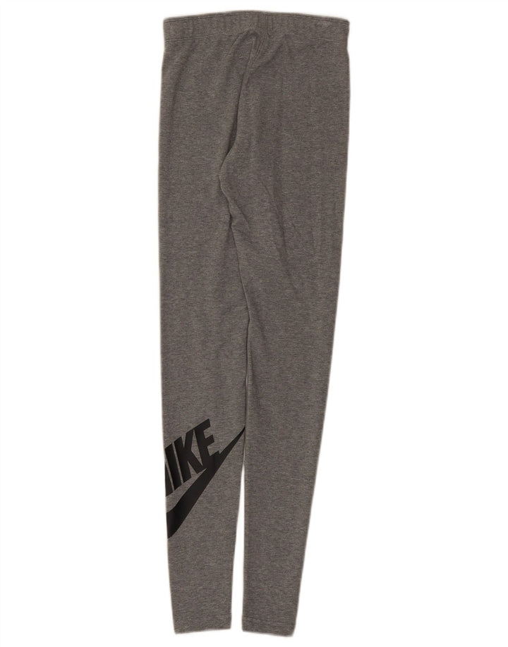 Damskie legginsy Nike Graphic UK 4 XS, szare