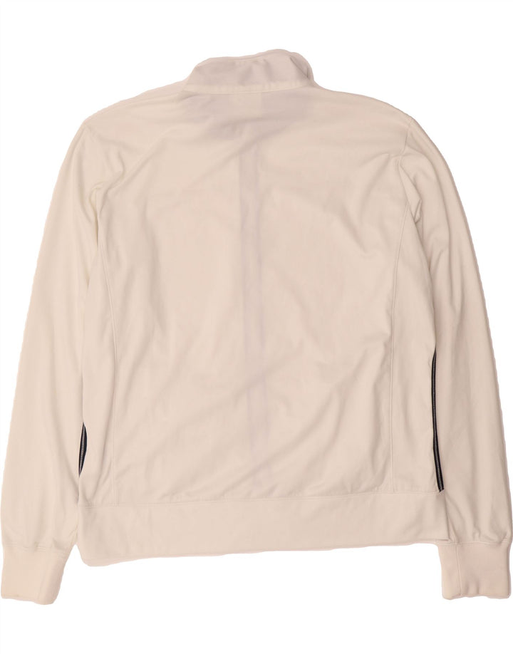 CHAMPION Mens Easy Fit Tracksuit Top Jacket XL White Polyester Vintage Champion and Second-Hand Champion from Messina Hembry 