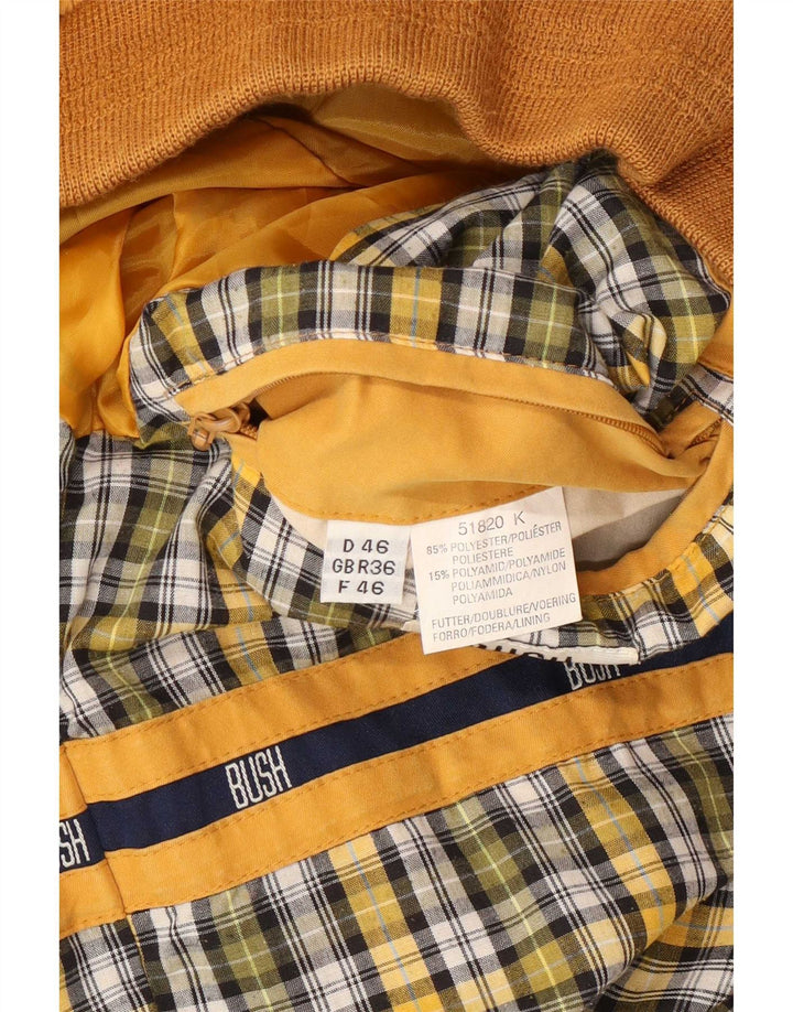 Bush Męska kurtka bomber UK 36 Small Yellow Polyester