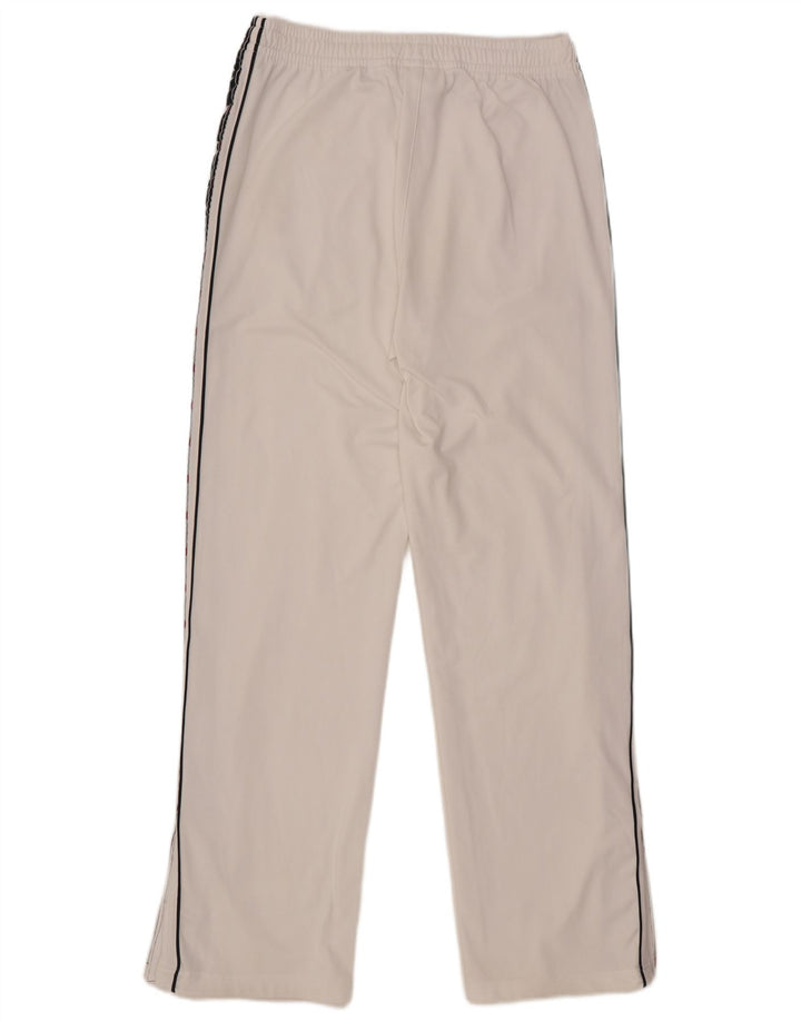 Męskie spodnie dresowe CHAMPION z grafiką, duże, białe, z blokami kolorów