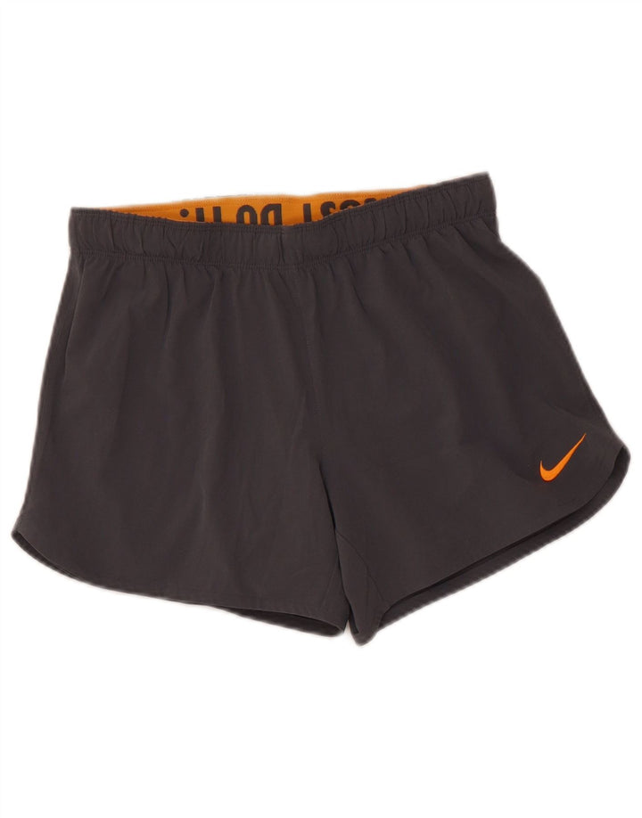 Damskie spodenki sportowe NIKE Dri Fit UK 6 XS, szary poliester