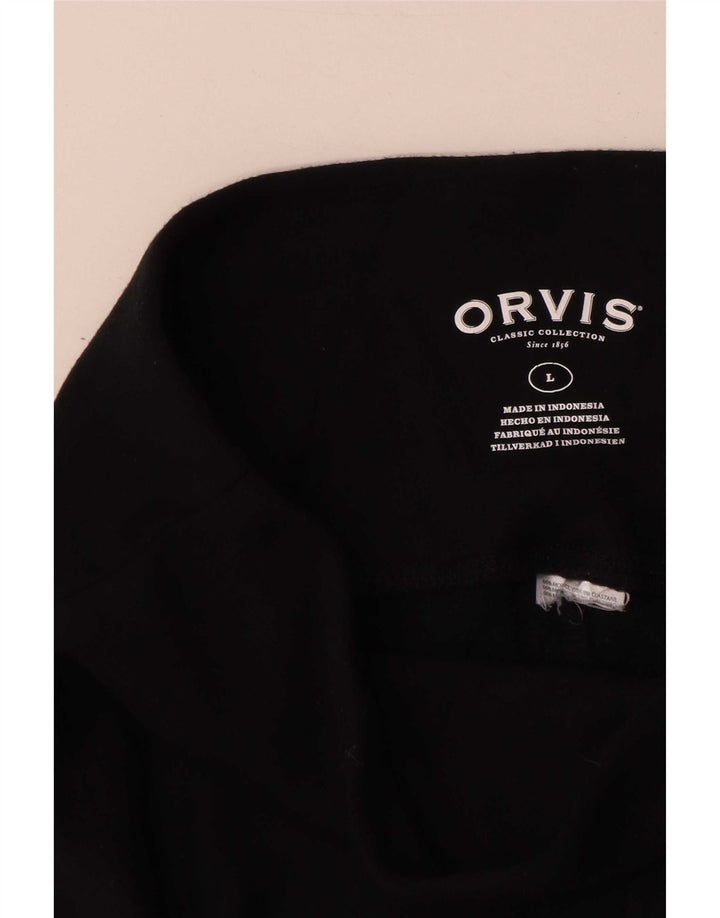 Legginsy damskie Orvis UK 14, duże, czarne, modalne