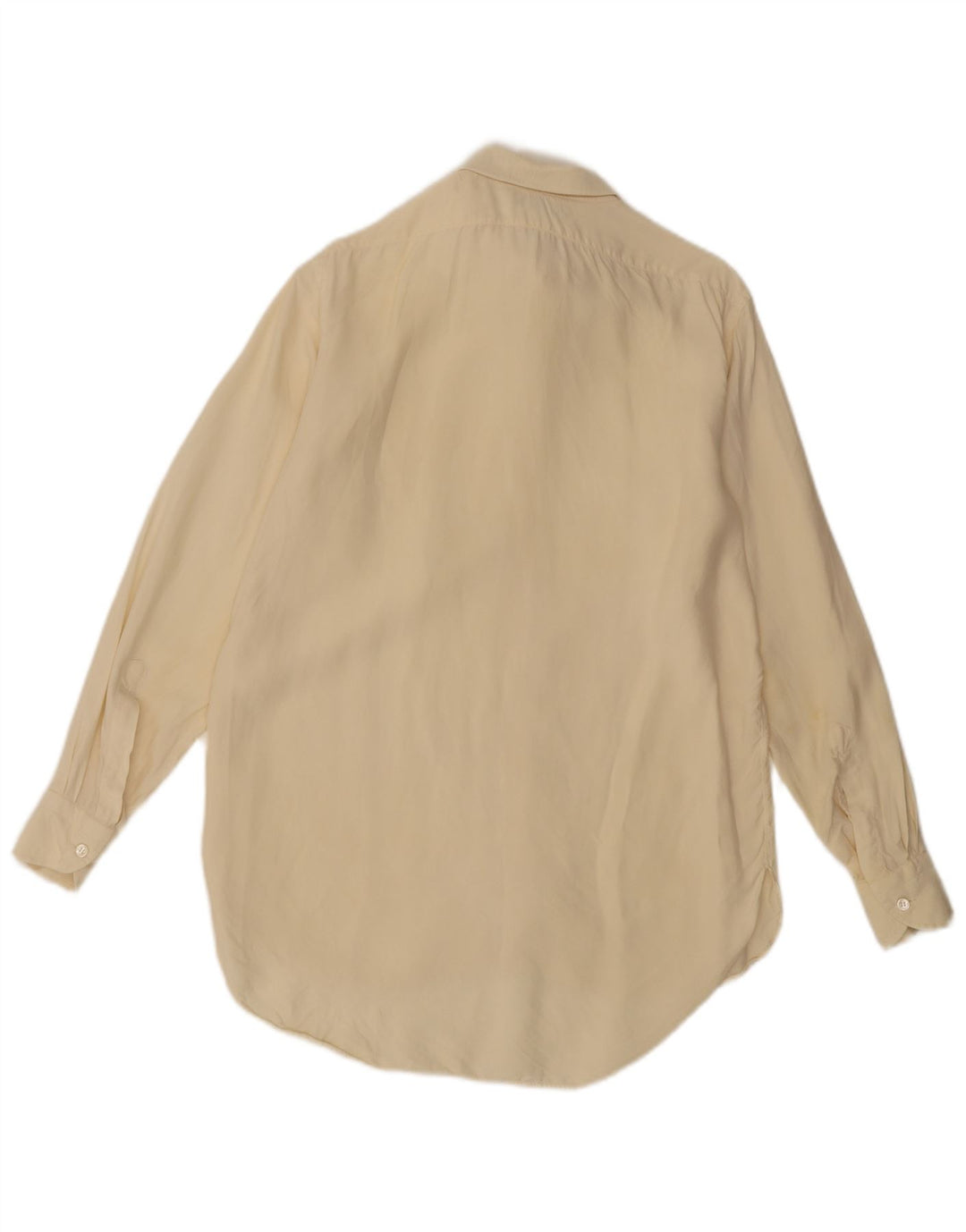 Koszula męska w stylu vintage, średnia żółta