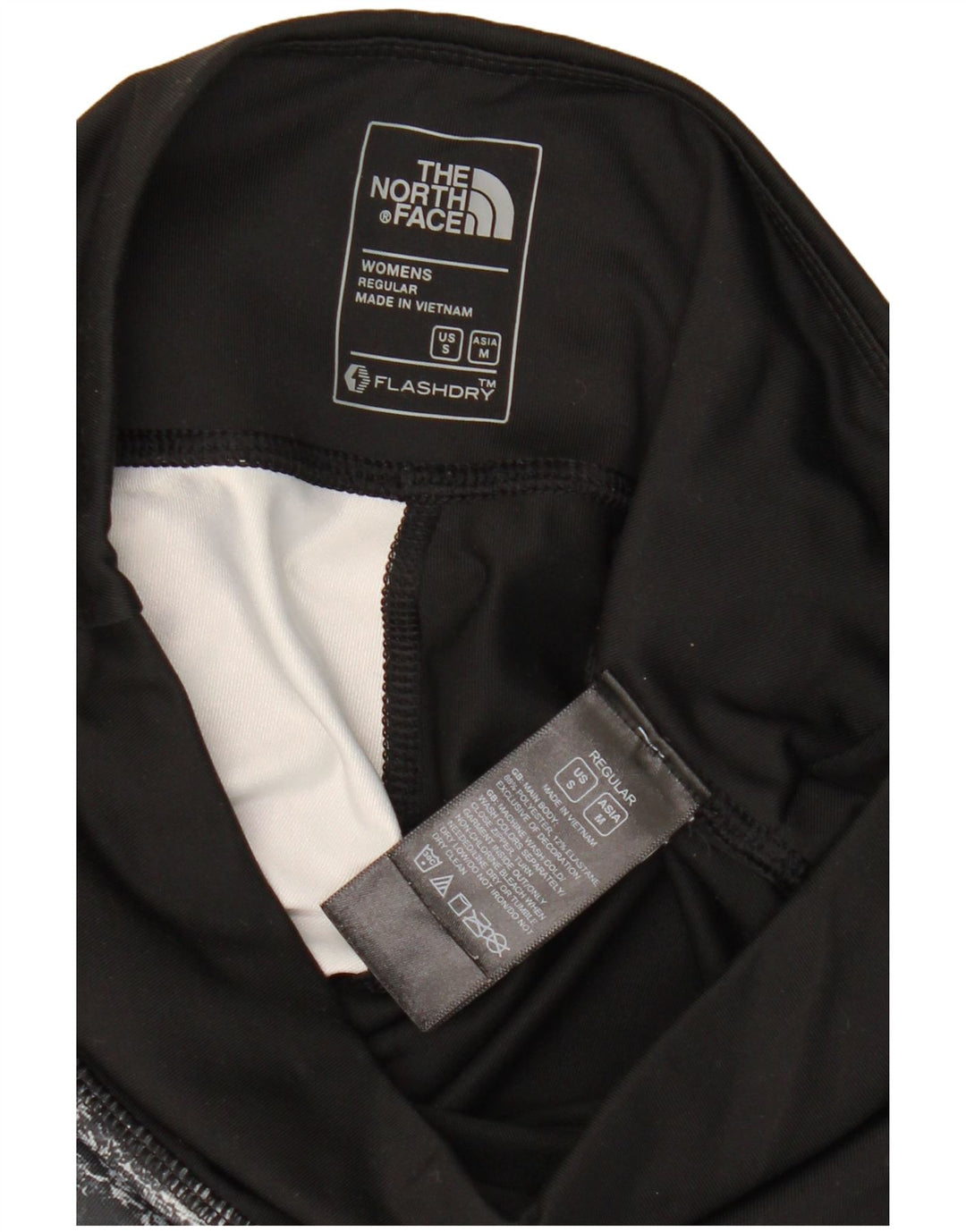 Damskie legginsy The North Face Graphic UK 14 w kolorze średniej czerni
