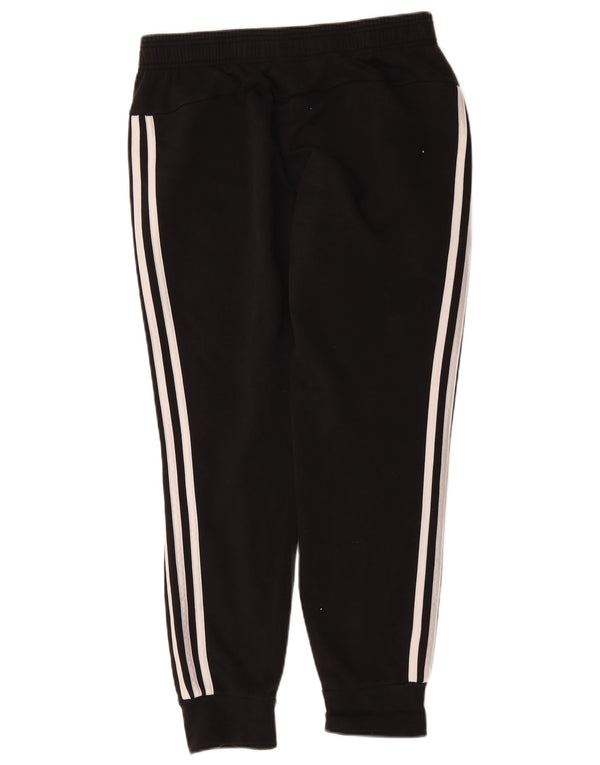 Damskie spodnie dresowe Adidas Joggers UK 12/14 Średnia czarna bawełna