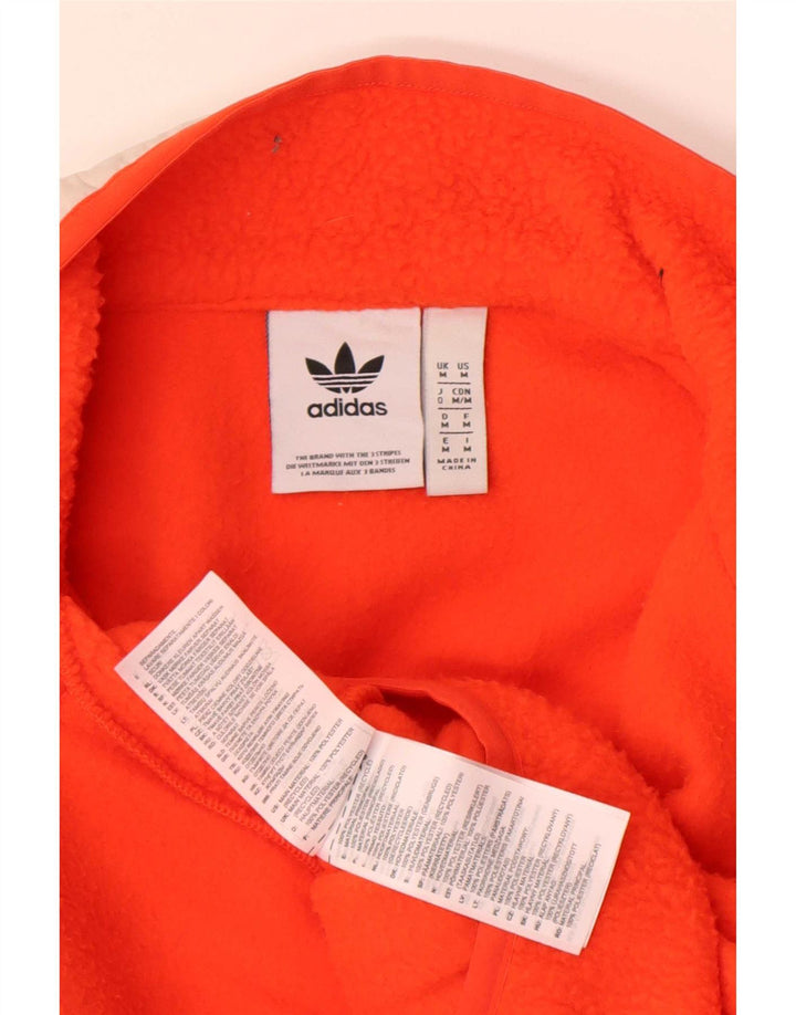 Męska kurtka polarowa Adidas UK 38 Średni pomarańczowy poliester