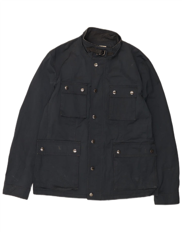 Męska kurtka użytkowa Zara UK 42 XL, granatowa, poliester