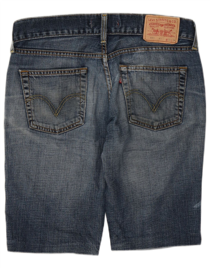 Damskie spodenki jeansowe Levi's 557 W32, duże, niebieskie, bawełniane