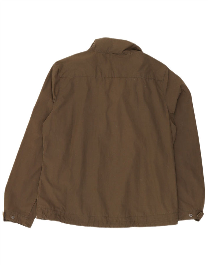 Damska kurtka wiatrówka JACK WOLFSKIN UK 14/16, duży, khaki, poliester