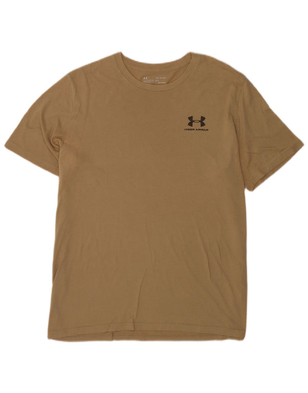 Męska koszulka t-shirt Under Armour Heat Gear XL, khaki