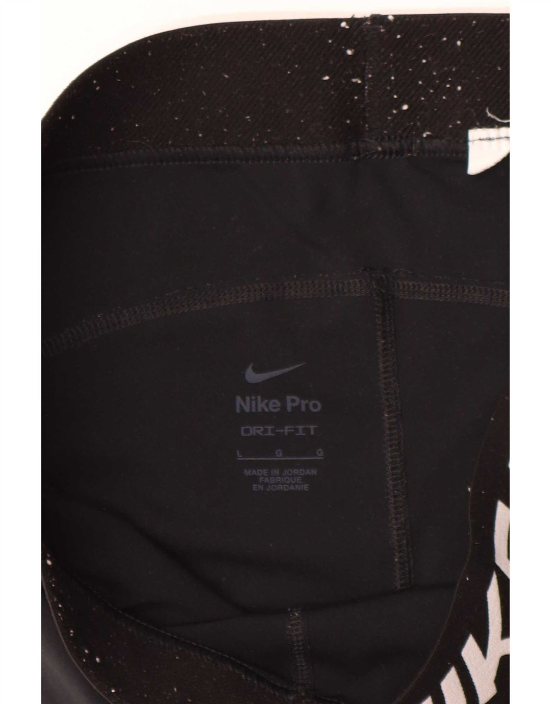 Damskie legginsy Nike Dri Fit Graphic UK 14, duże, czarne