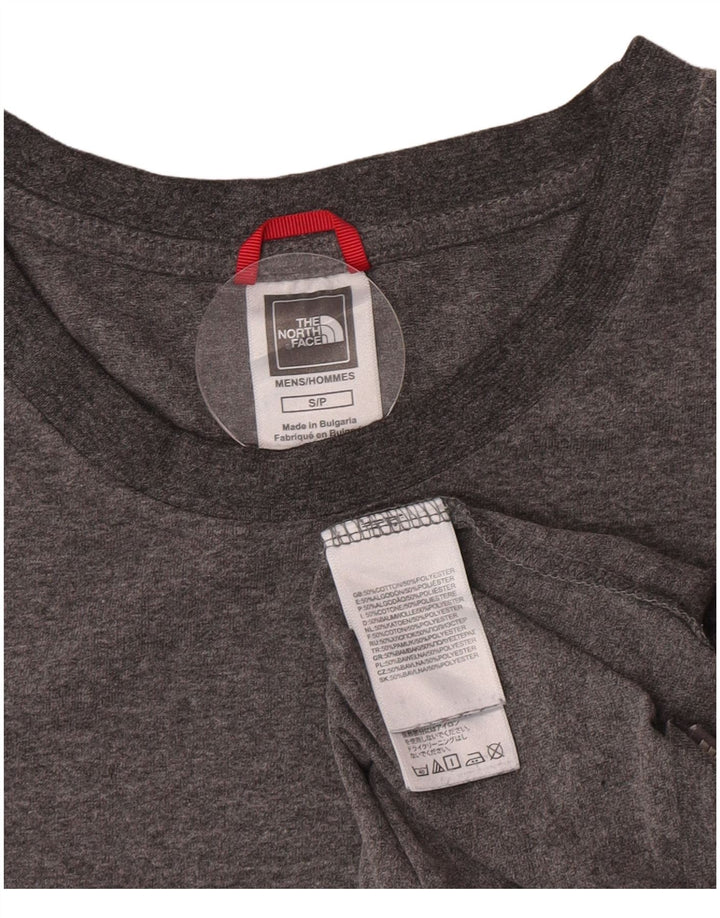 T-shirt męski The North Face, mały, szary, bawełniany