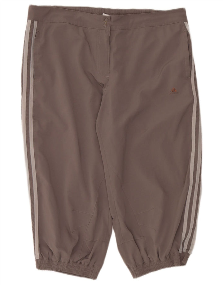 Spodenki sportowe Adidas Damskie Climalite Bermuda UK 12 Średni Szary