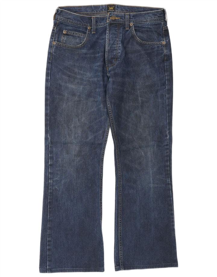 Męskie jeansy Lee Denver Straight W33 L30, niebieskie, bawełniane