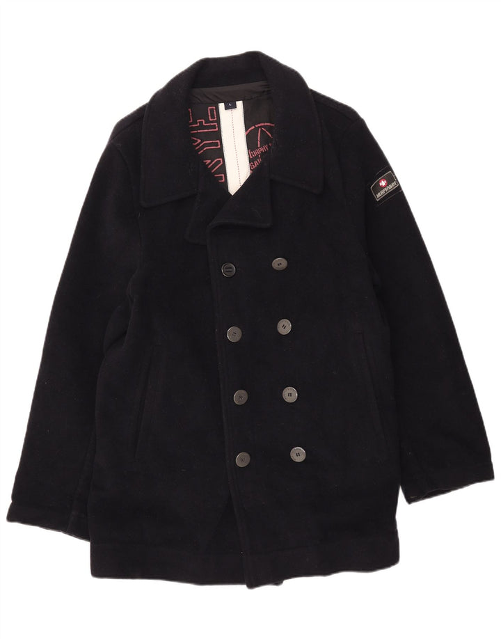 Płaszcz męski Murphy & Nye Pea Coat UK 40, duży, granatowy, wełniany