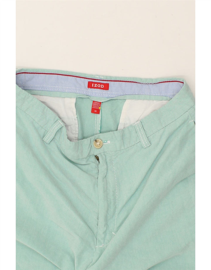 IZOD Mens Chino Shorts W32 Medium  Blue Cotton Vintage Izod and Second-Hand Izod from Messina Hembry 