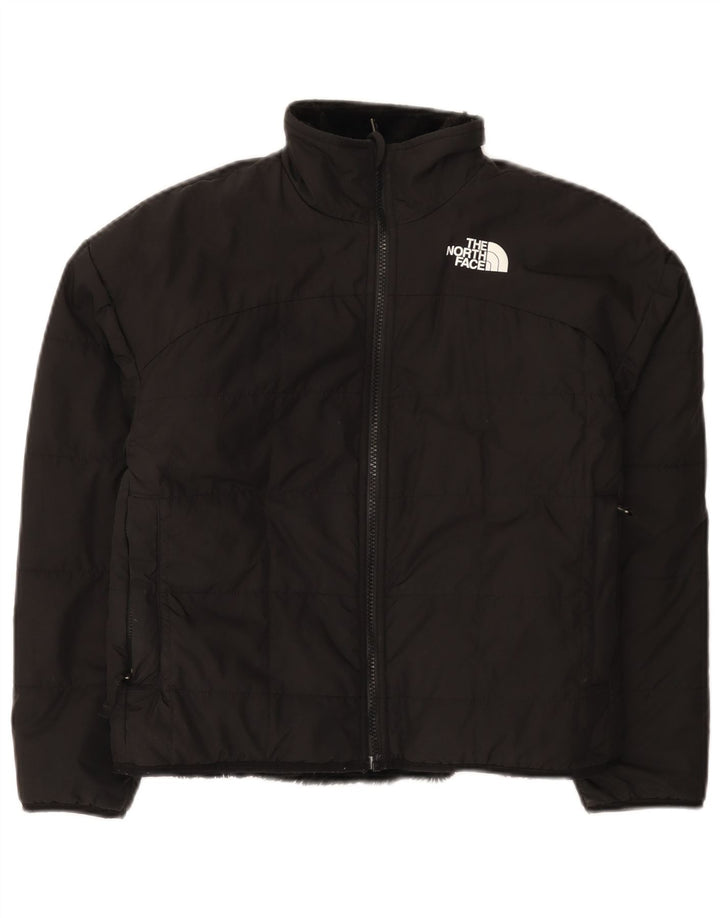 Dwustronna ocieplana kurtka dziewczęca The North Face na 11-12 lat, duża, czarna