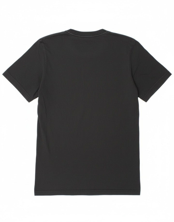 ADIDAS Mens Graphic T-Shirt Top Medium Black Cotton