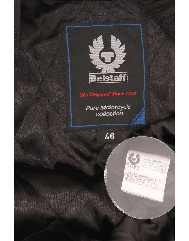 Damska kurtka wyścigowa Belstaff IT 46, duża, czarna, nylonowa