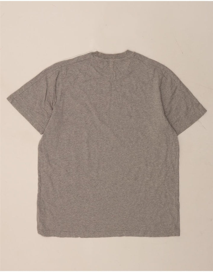 T-shirt męski ADIDAS, duży, szary, bawełniany