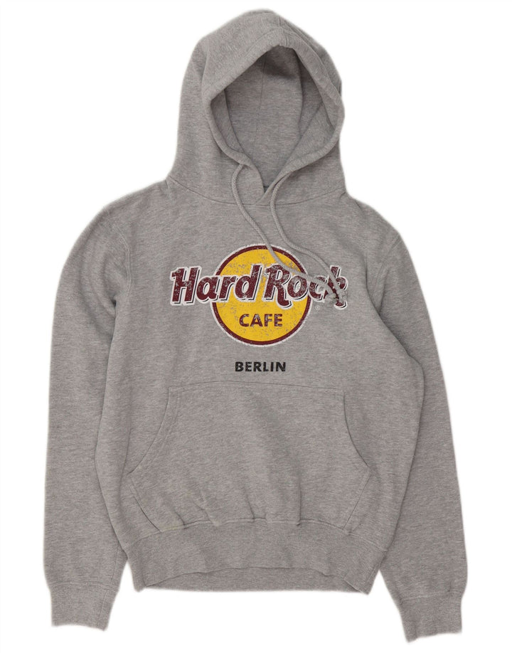 HARD ROCK CAFE Damski sweter z kapturem Berlin Graphic UK 14, średni szary