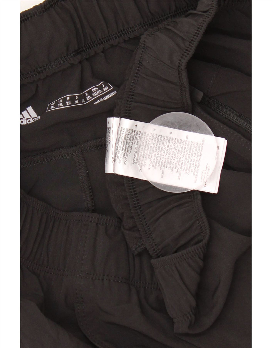 Męskie spodenki sportowe Adidas Bermudy 2XL Czarny poliester