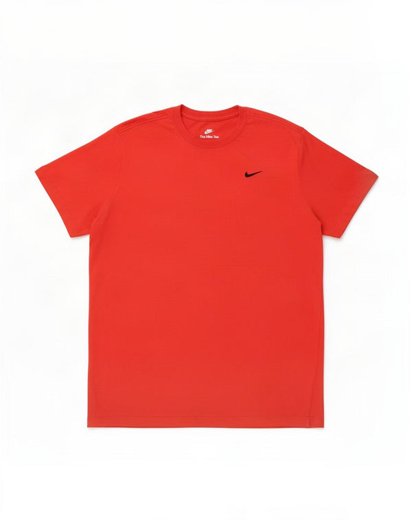 Nike Mens T-Shirt Top XL Red Cotton