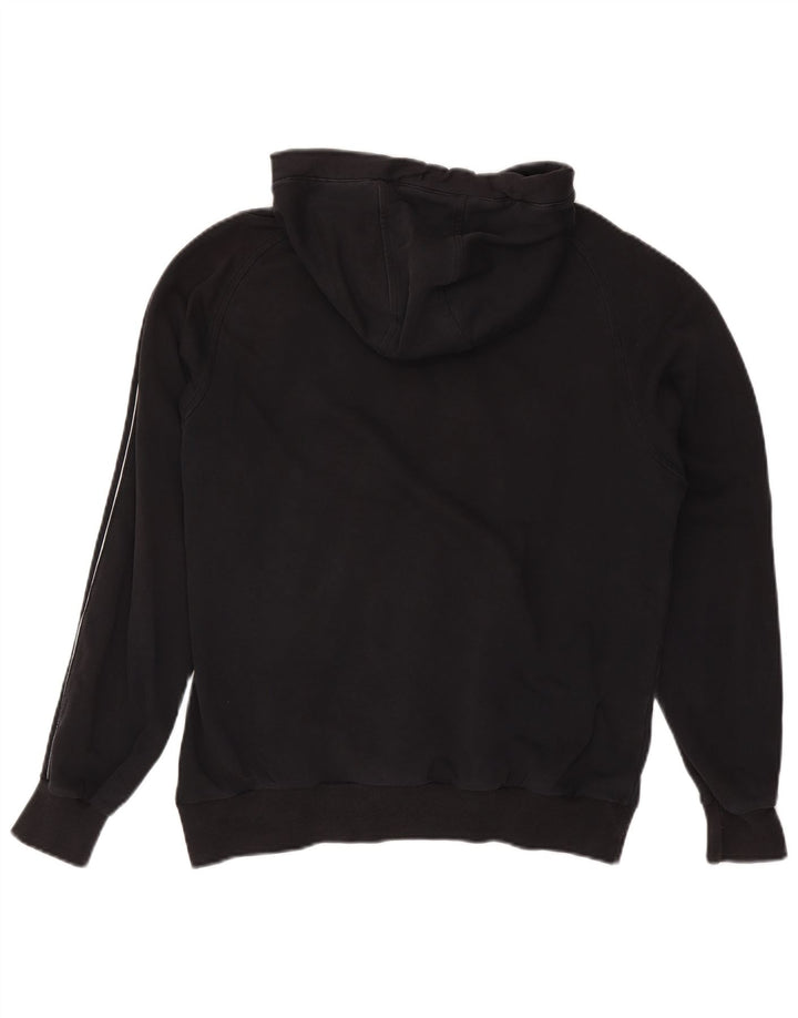 Męski sweter z kapturem i grafiką CHAMPION, duży, czarny, bawełniany