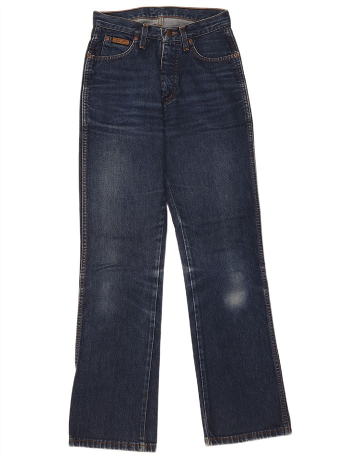 Męskie jeansy Bootcut Wrangler W28 L32, granatowe, bawełniane