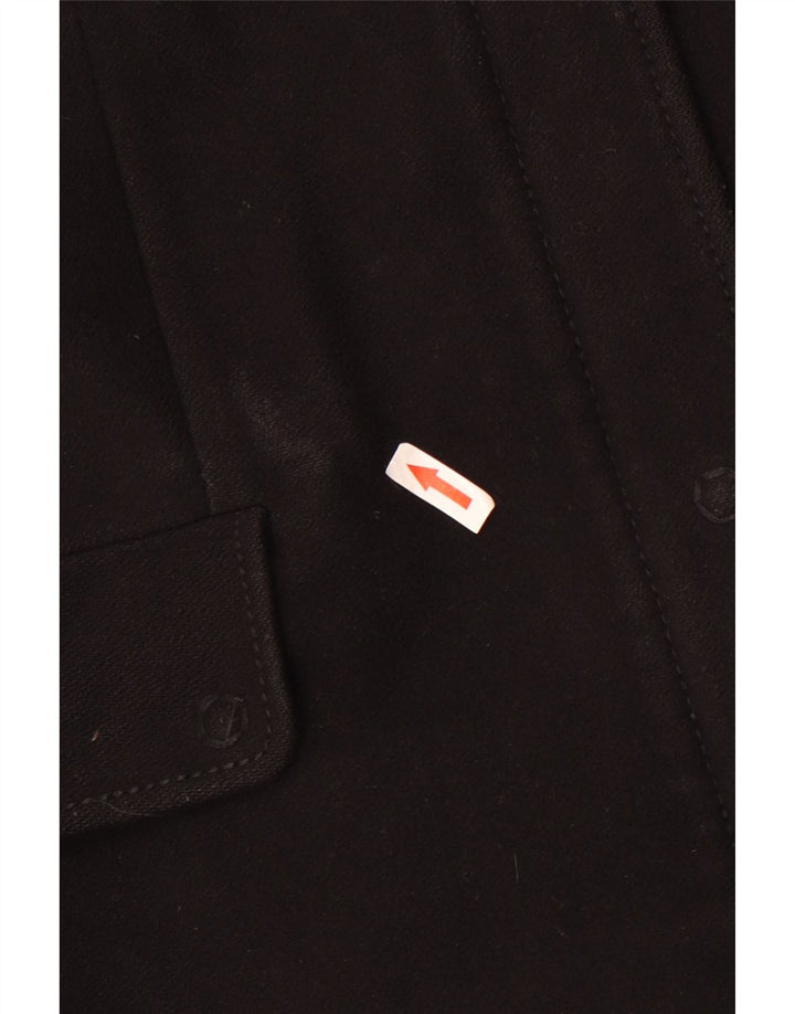 Płaszcz damski Benetton IT 46, duży, czarny, wełniany