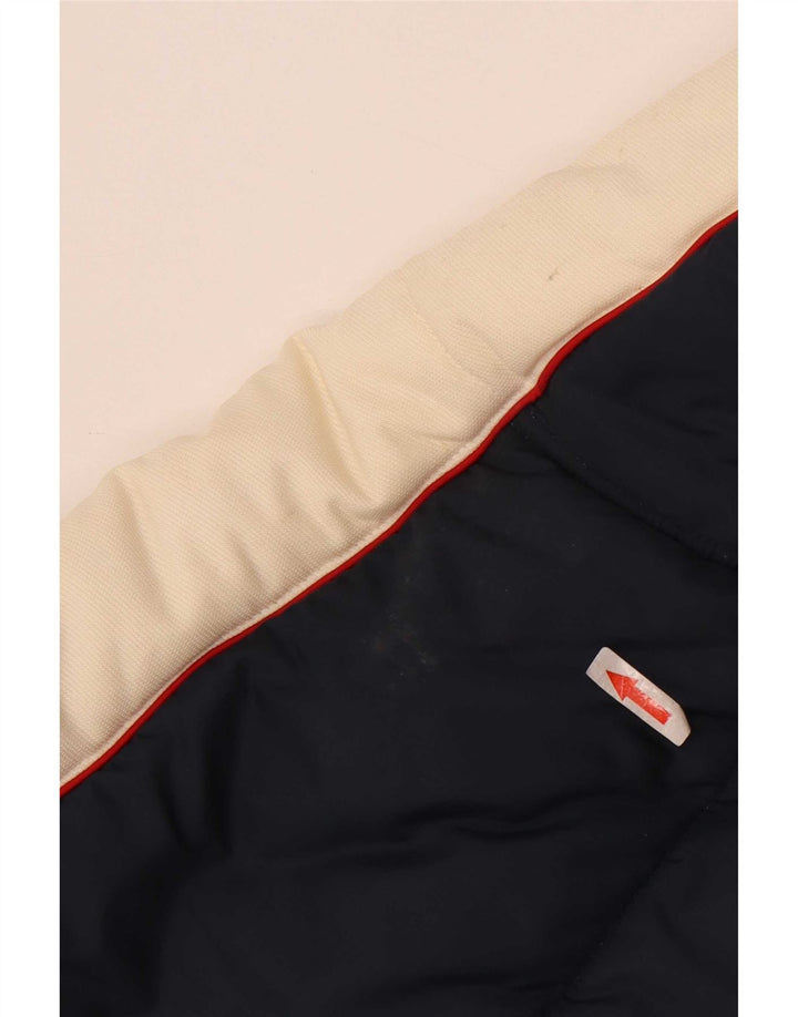 Męska kurtka wyściełana Kickers UK 38 Średni granatowy nylon w blokach kolorów