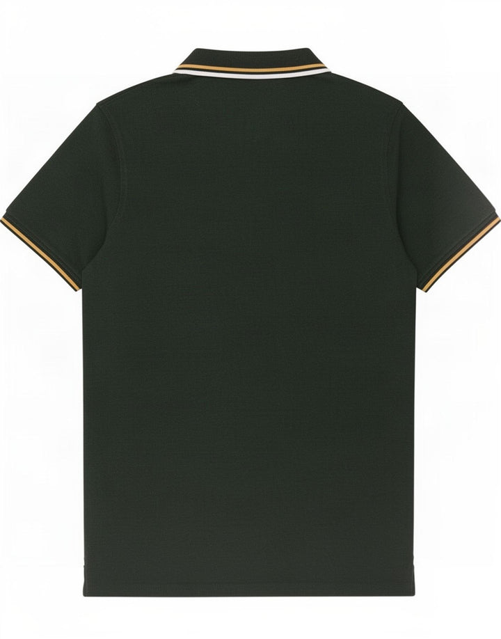Męska koszulka polo Jack & Jones, średnia, zielona bawełna
