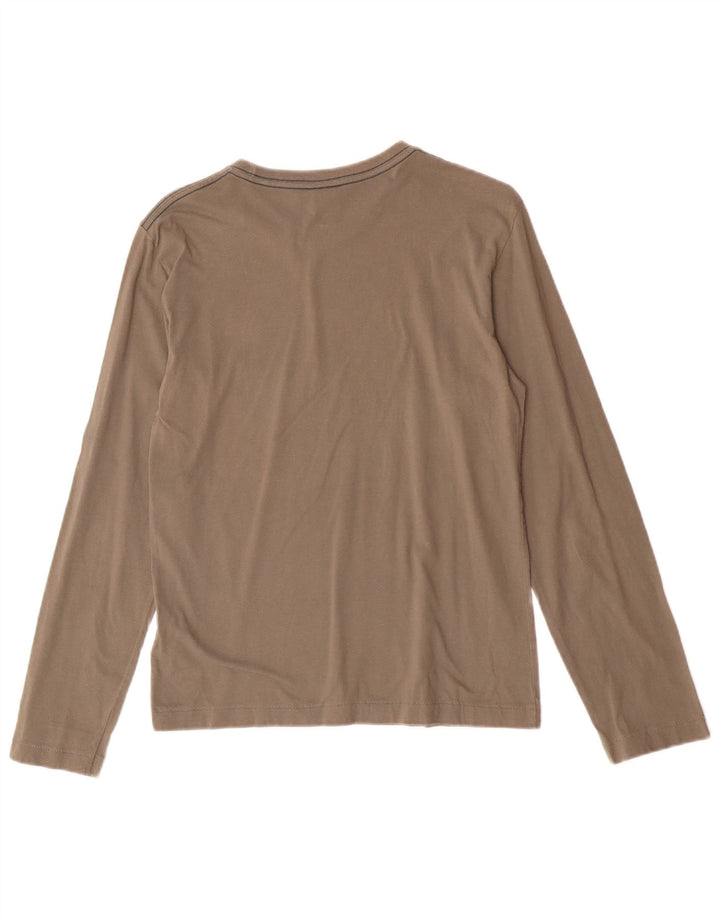 Top damski Diesel z długim rękawem, UK 12, średnioszary, bawełniany